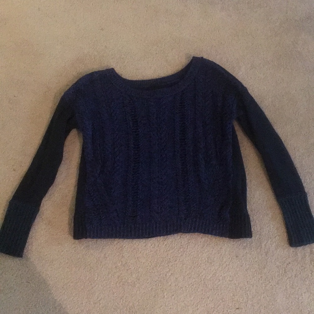 Blue Multi-colored sweater